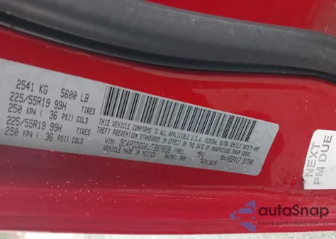 2018 Dodge Journey Crossroad Awd z USA, uszkodzony, nr VIN 3C4PDDGG0JT387859